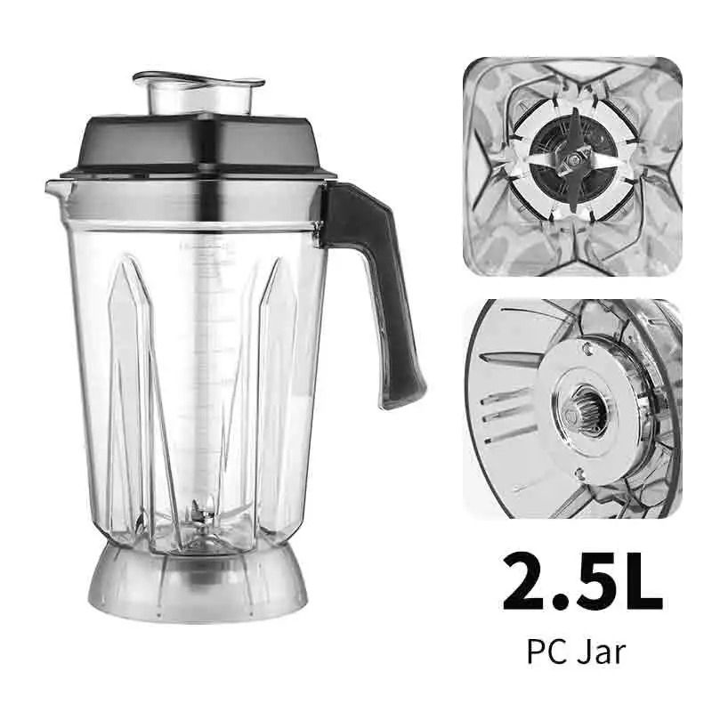 RANBEM Ideagree Unbreakable Ice Smoothie 2.5L Blender Plastic Pc Jar With Blade Set