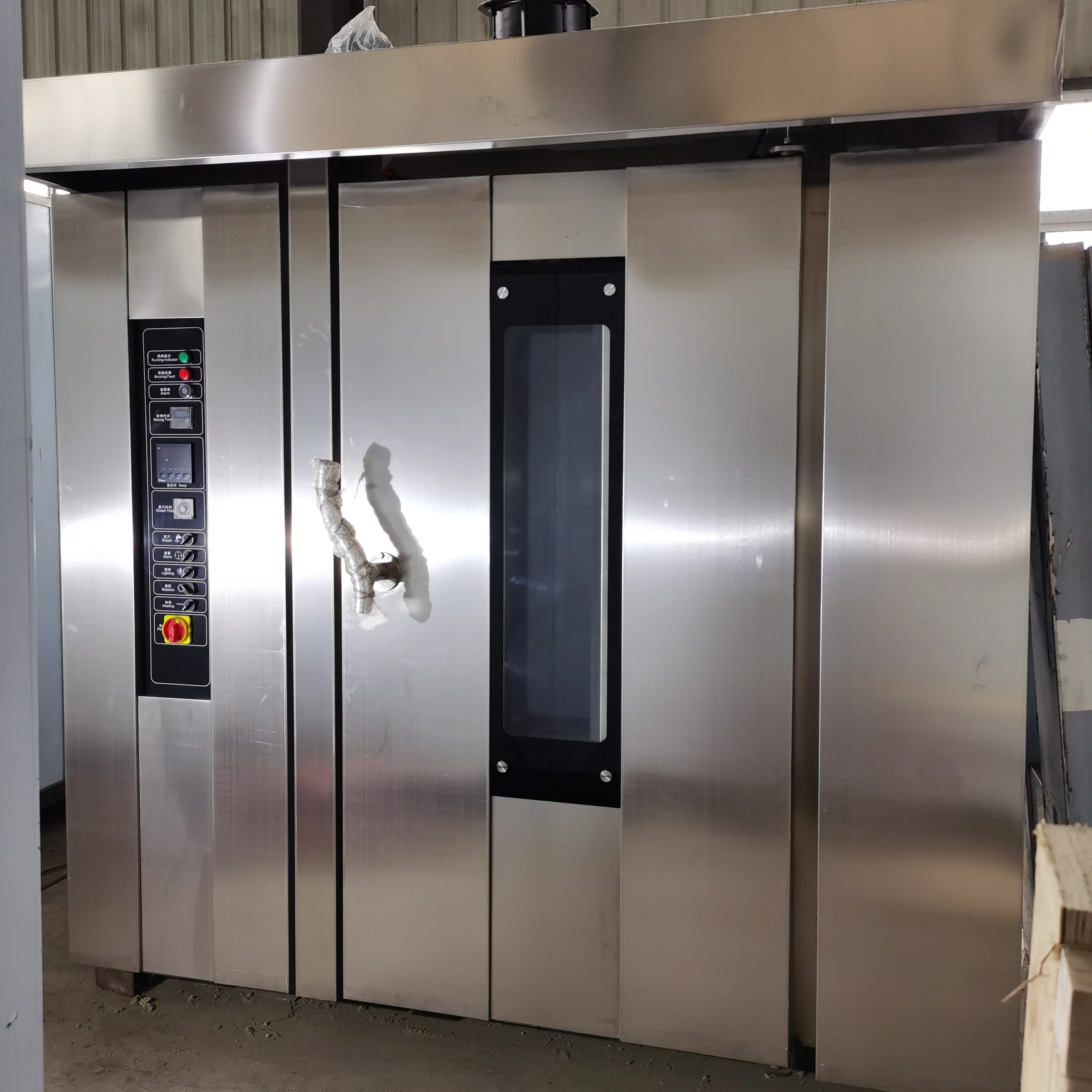 new innovations good price hx-16 italian polin lamb modern natural gas rotary roti oven gas chicken 15 trays