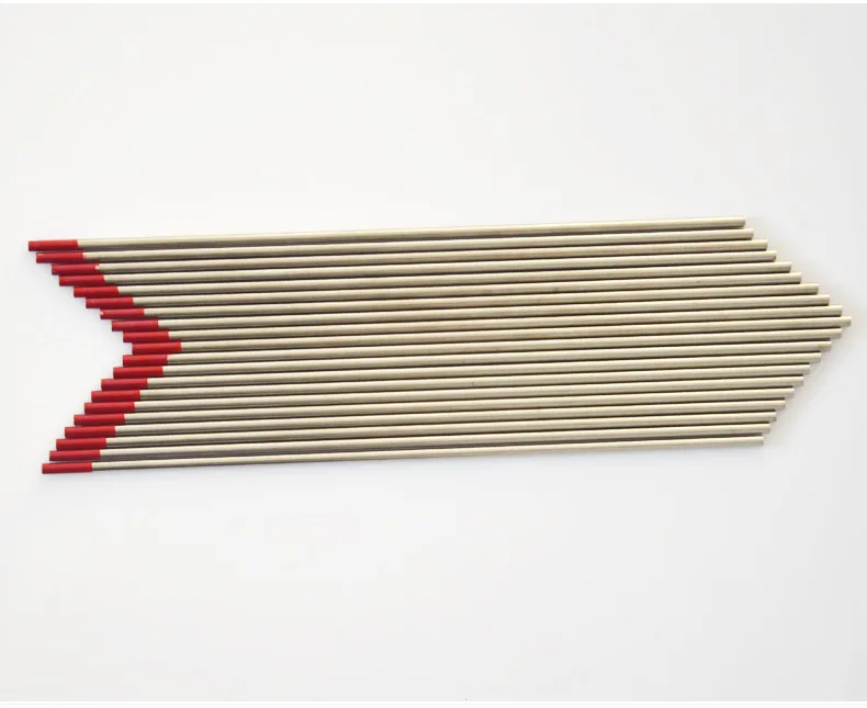 TIG welding special wt20 high quality red 1.6*175 tungsten electrode tungsten