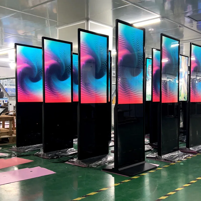 50/55inch Digital Signages and Display Screens Lcd Panel Smart Board WiFi LCD Totem for Indoor Advertising Playing Equipment