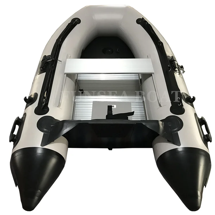 0.9mm pvc material aluminum floor inflatable boat