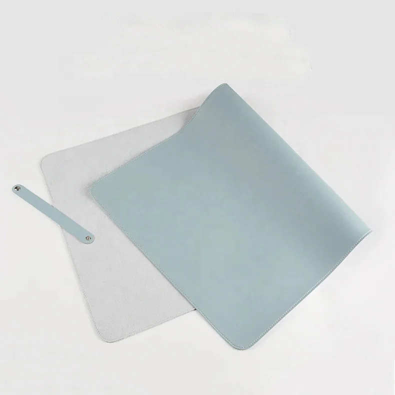 Custom Table Mat Non Slip Waterproof PU Leather Desk Pad Gaming Protector Office Table Mat Mouse Pad