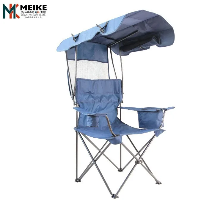 Outdoor Collapsible Travel Ultra Light Camping Lightweight Picnic Folding Chair With Canopy