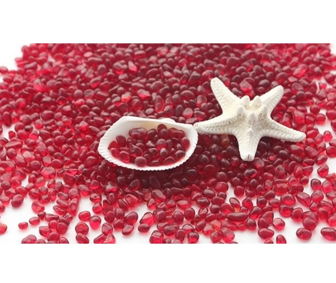 Outdoor villa decoration 6-9mm colored bead glass ball