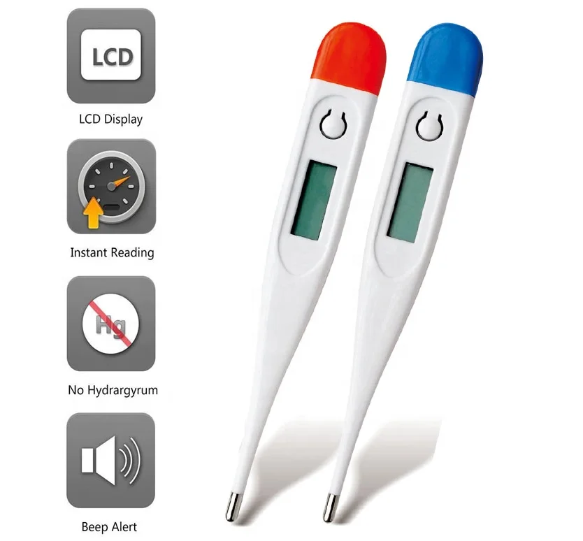 
CE/ISO Approved Home Use Electronic Rigid Tip Digital Thermometer, Electronic Thermometer 