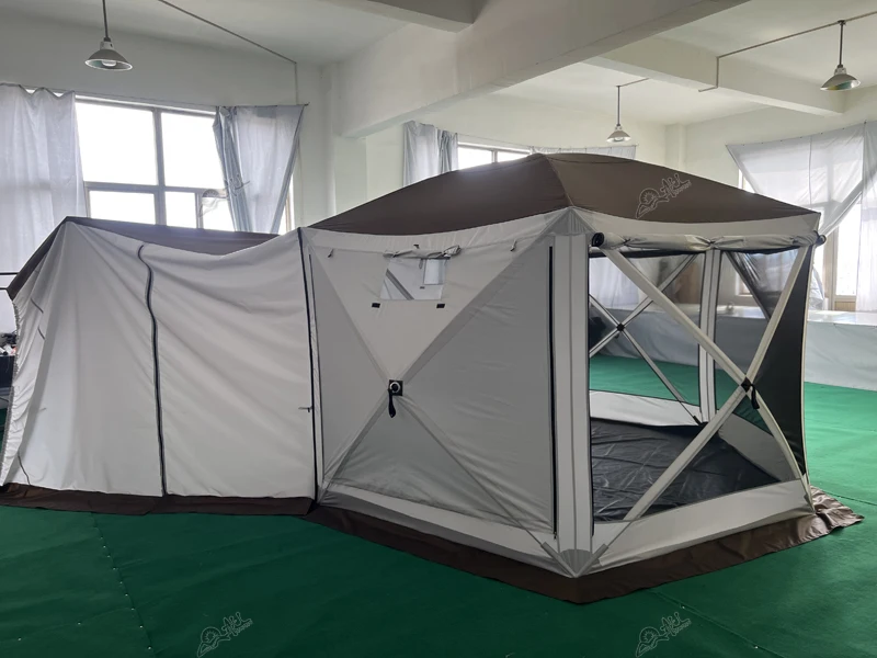 Factory wholesale  new design 6 sided hexagonal SUV tail tent