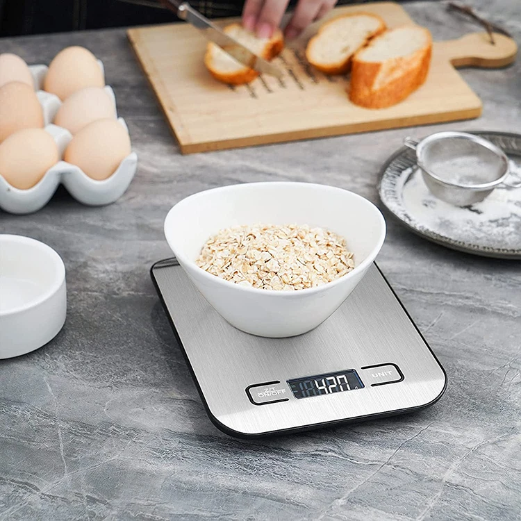 Low Price Stainless Steel Multifunction 5Kg 11Lb Weight Electronic Weighing Kitchen Food Digital Scale