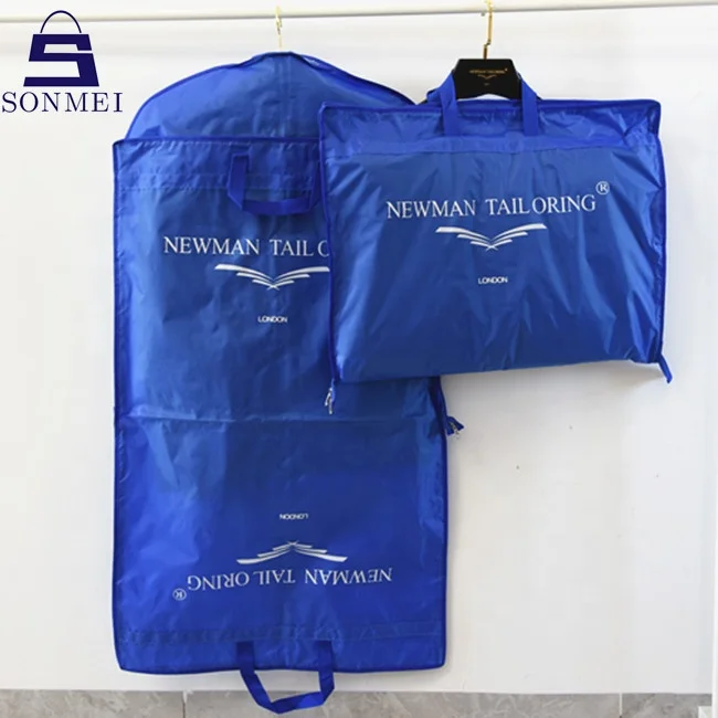 Strong waterproof bridal gown suits custom garment polyester cloth bag