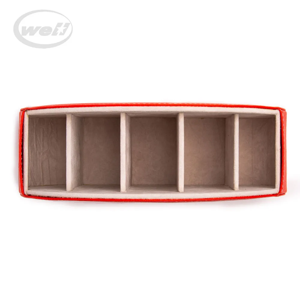 High-grade luxury PU leather remote control caddy/holders for home and office