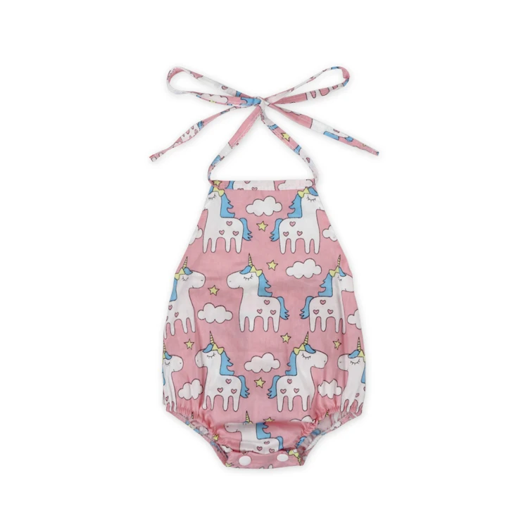 baby girl romper Sleeveless Romper Bodysuit Crossback Strap Jumpsuit Overall Shorts One Piece Outfit newborn baby romper