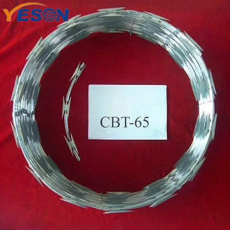 Оцинкованная колючая проволока cbt65 диаметром катушки 600