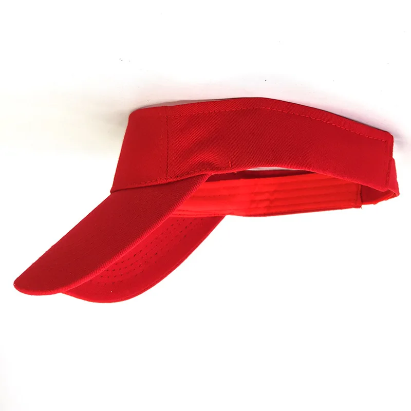 Wholesale hot sell fashion embroidered Custom Logo Printed Sun visor cap Sports visor hat for men