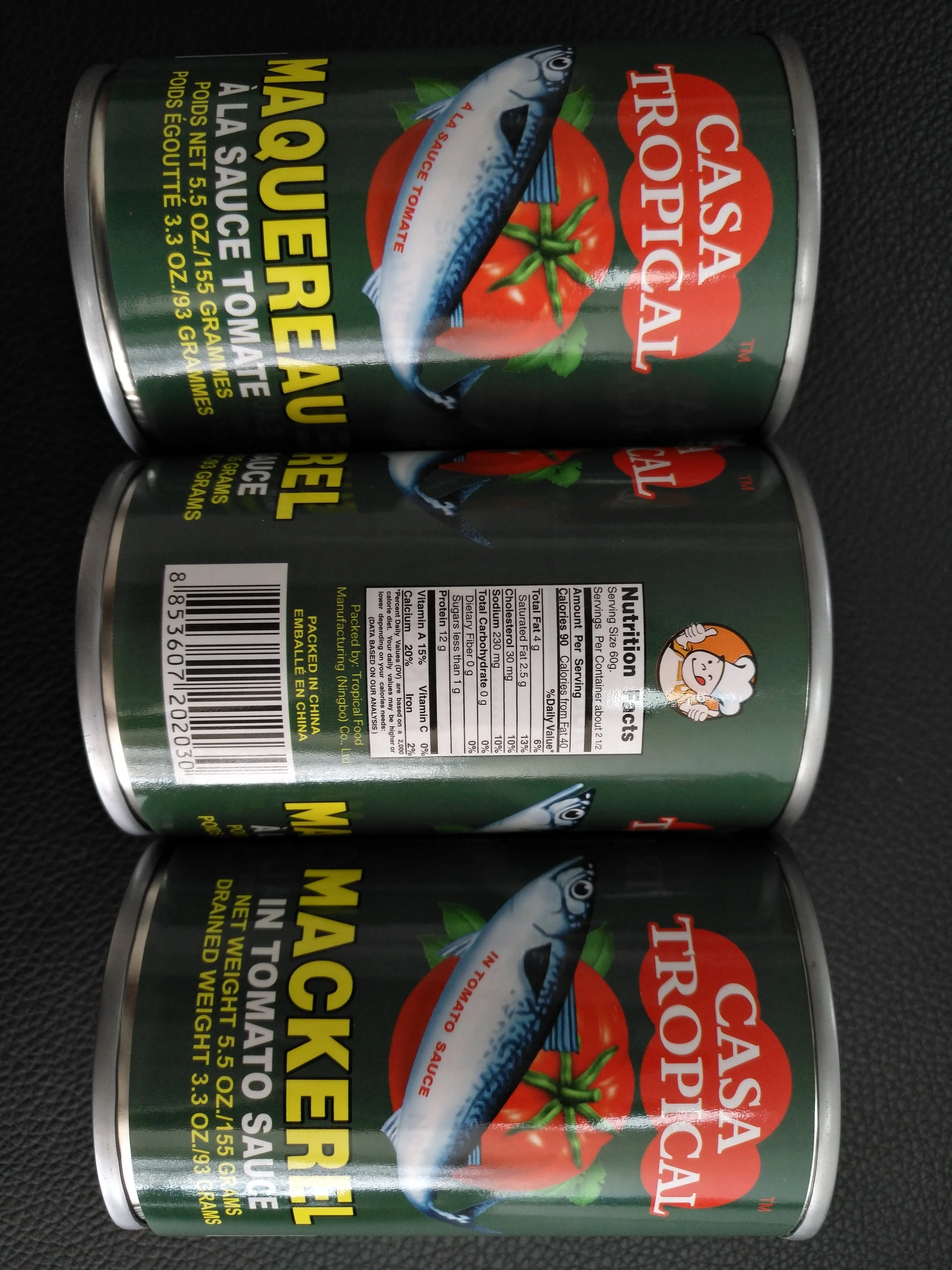 
Canned Sardine Fish In Hot Tomato Sauce With Chili Pepper 155g 