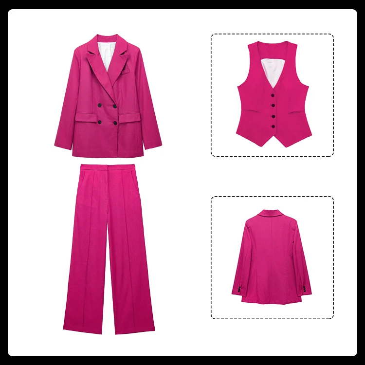 Factory Price Spring Summer Luxury Women Blazer And Pants Set Suit Jackets Ladies Office Wear Business Casual Suit
