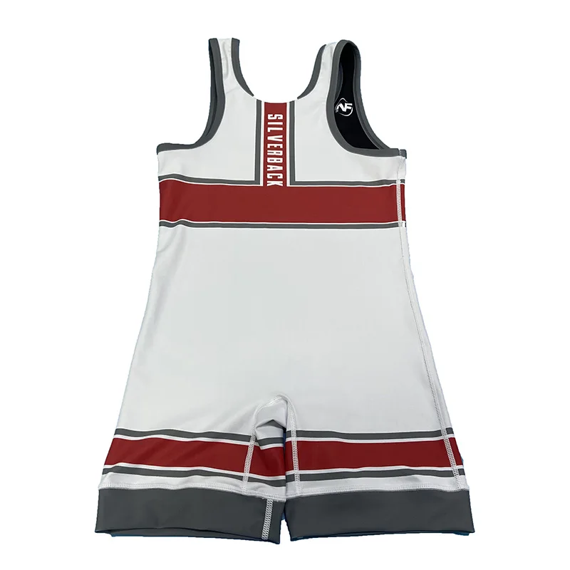 Cheap price Custom printing Sportswear Weightlifting Singlet Suit Wrestling Singlets