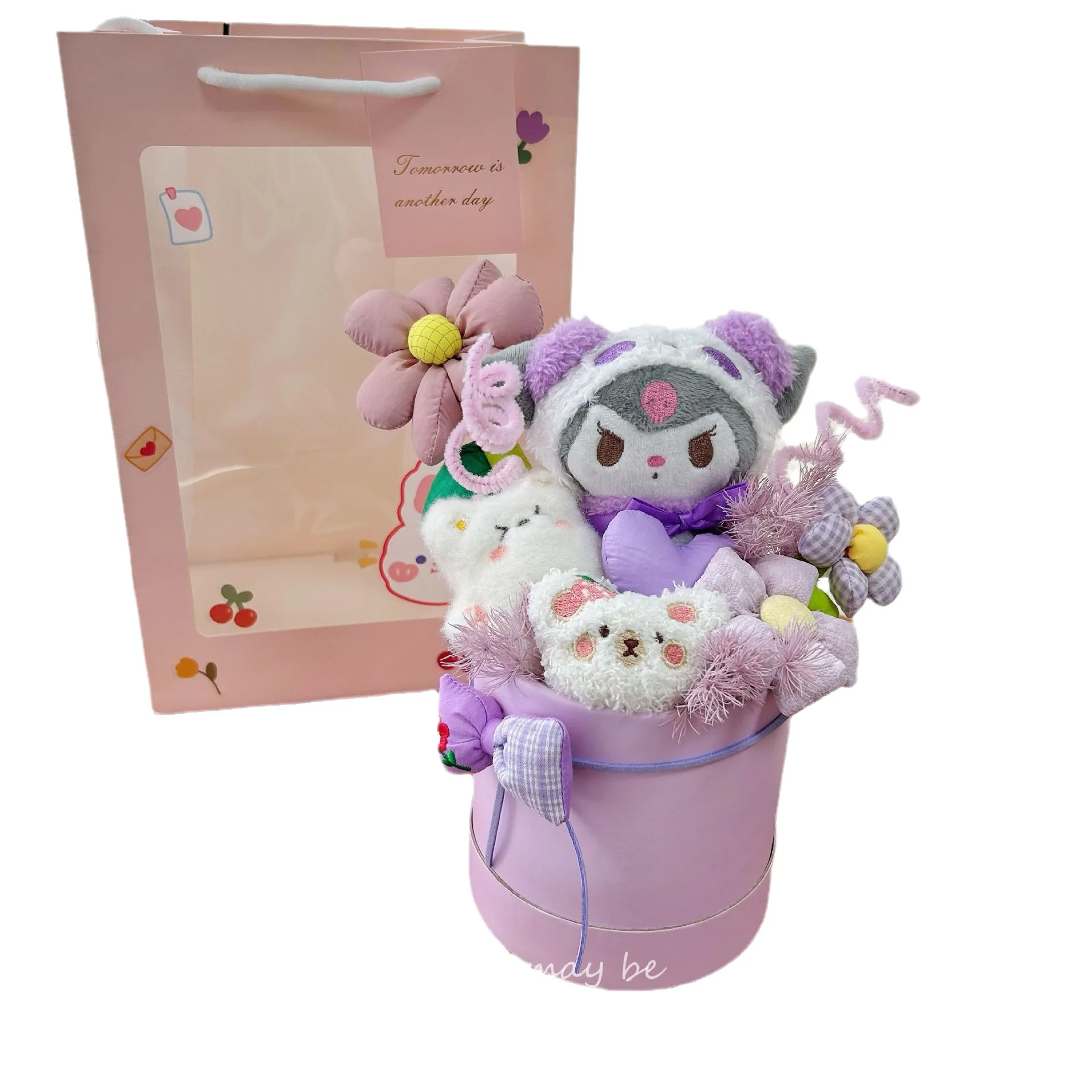 Новинка плюшевая кукла Sanrio KT букет аниме каваи куроми синнаморолл милая девушка подарок на день рождения Рождество девушке