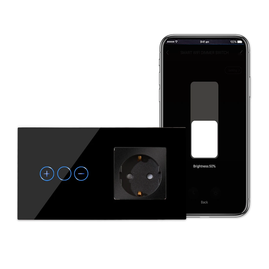 Bingoelec WiFi Curtain Switch And Germany Socket Tuya Smart Home Appliances Switches and Sockets