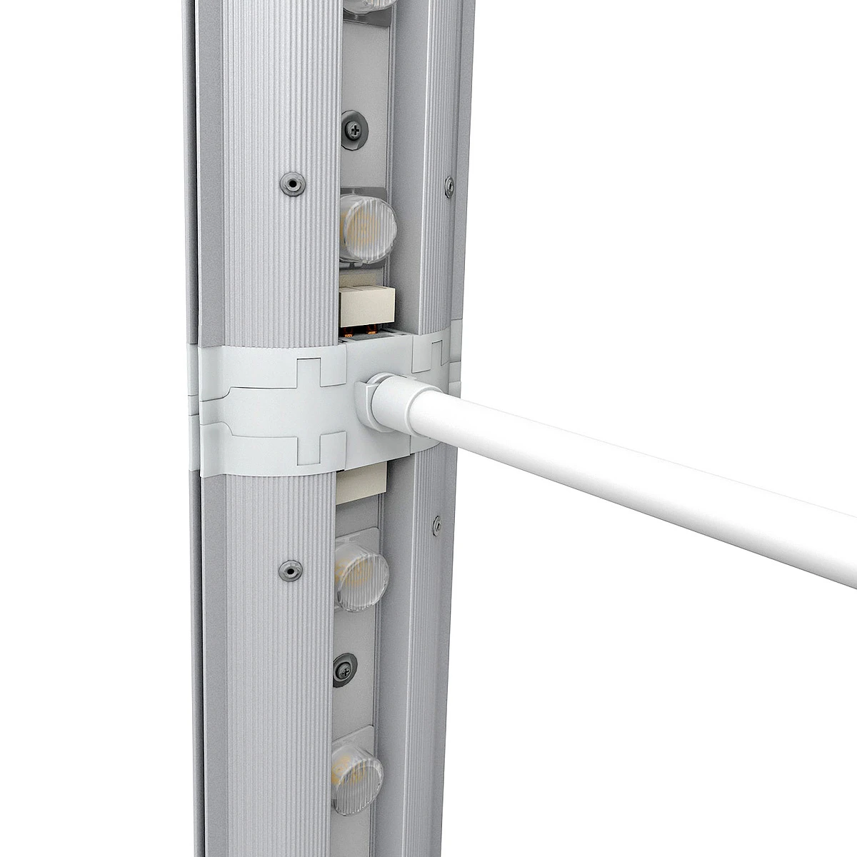 Advertising media LED Light Box For Company Sign with Wide Aluminum Frame Double Side LED Light Box Foldable Design