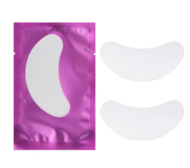 Moon shape Wholesale Lint Free Lash Hydrogel Eye Gel Patch Collagen Eye Lash Patch Lash Eye Pad for Eyelash Extension