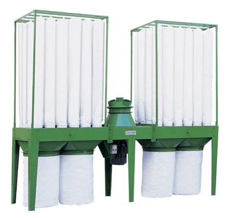 15kw 20hp Industrial wood high flow capacity bag dust collector for sander machine four side moulder extractor cleaner