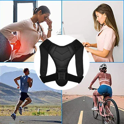 Unisex Custom Hot Sale Adjustable Sitting Back Brace Posture Corrector fitness