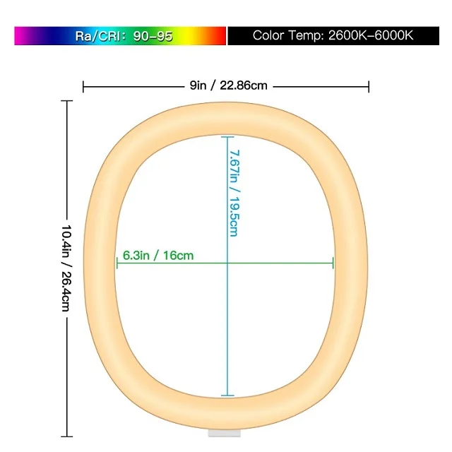 tiktok makeup selfie professional 10 inch beauty led with tripod stand fill ring light