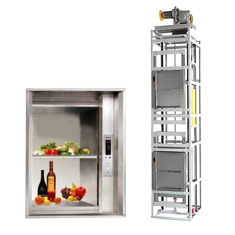 Food lift elevator system electric dumbawaiter lift kitchen