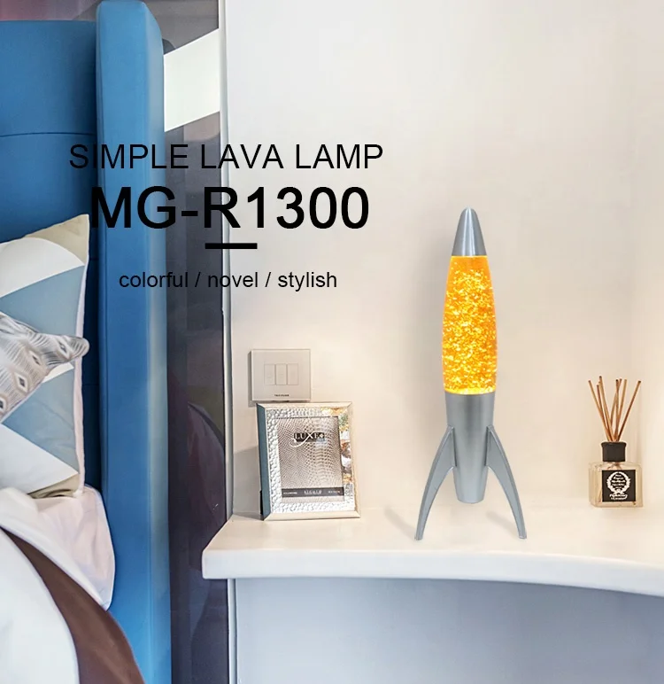 Красочные жидкости Творческий handblown стенд роскошные золотые дети светящиеся сверкающие настольная лампа для комнаты