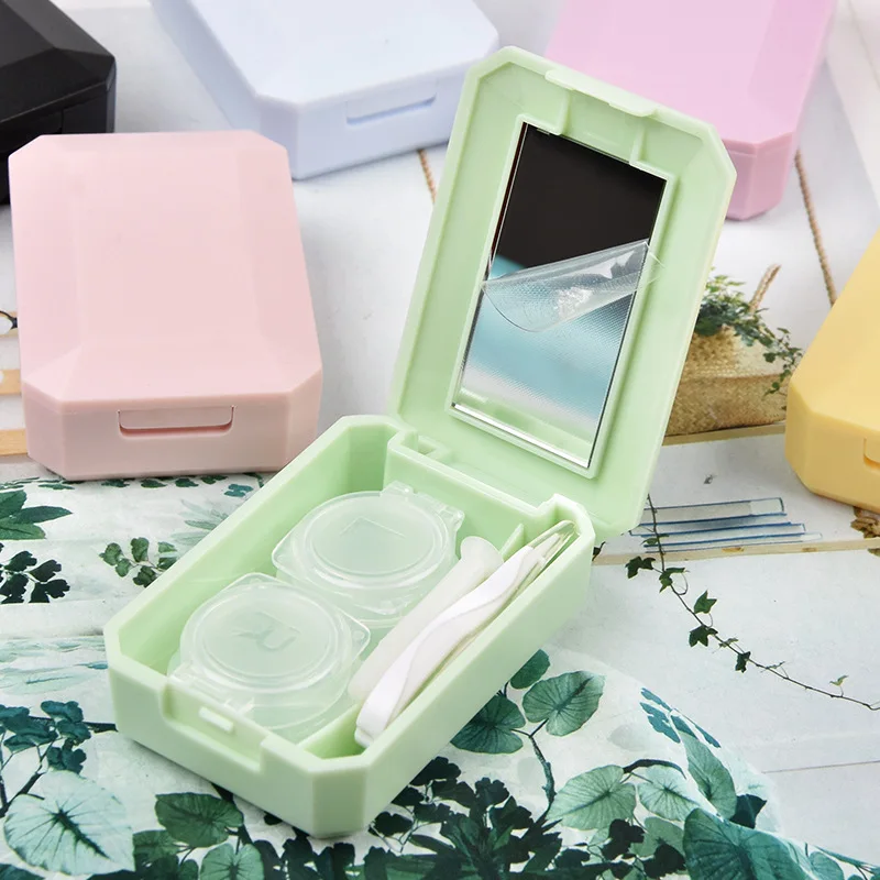 
Wholesale Travel Portable Contact Lens Box Kit Waterproof Plastic Costume Contact Lenses Box Case 