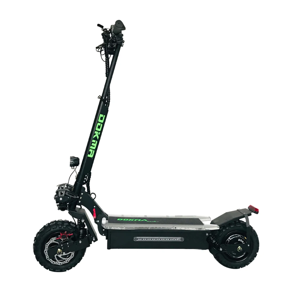 Dokma DYS 11 inch on road 2 wheels electric e scooter 48V/60V 3200W / 5600W dual motor high speed  city campaign