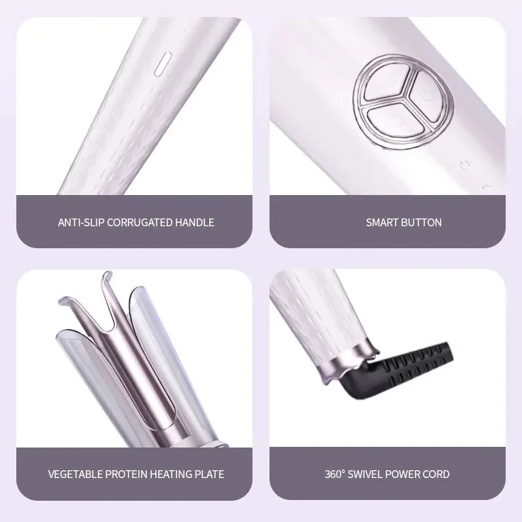 Professional Curling Wand Automatic Curling Iron Automatic Hair Curler Rotating Curling Iron Hair Waver