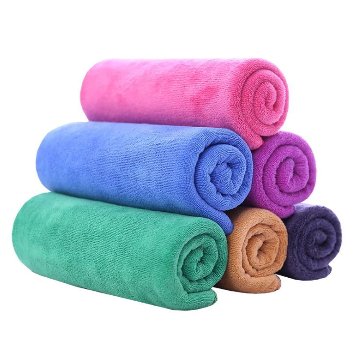 Wholesale beauty salon special baotou towel thickened soft absorbent towel hotel bath custom LOGO