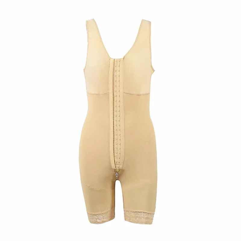 High Quality Ladies Figure Waist Trainer Shaper Full Body Shaper with Tummy Control Zipper Crotch Shapewear for Women