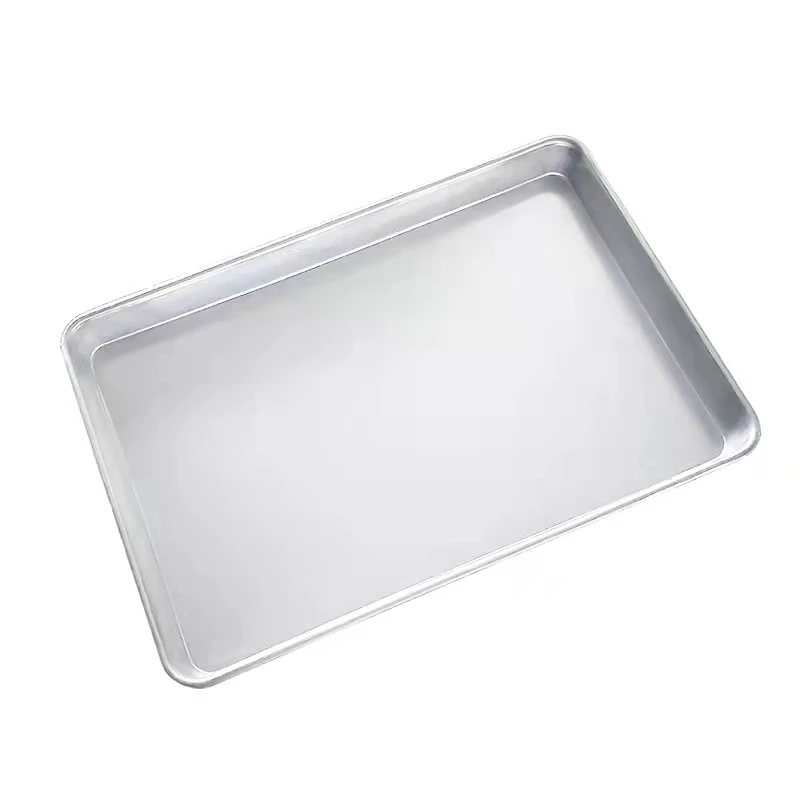 Food grade aluminium baking tray 60*40cm oven tray bread cake baking tray for sale
