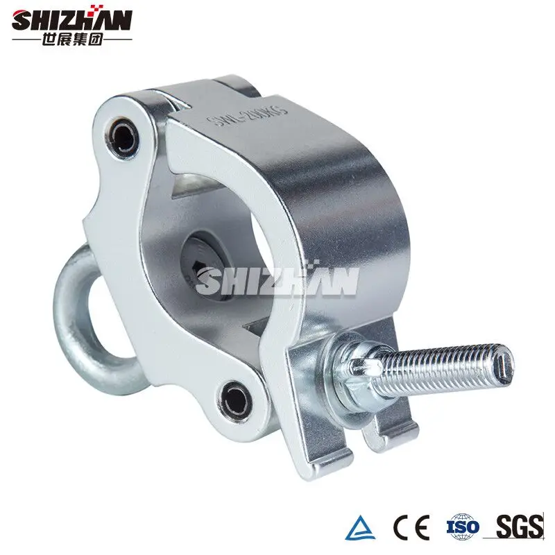 Silver Stage Lighting Truss Clamp For 46-58mm Tubing Alloy Truss Clamp