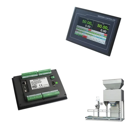 Two-scale Touch Screen Packing Machine Weighing Display Controller for ration packing scale with Ethernet/Modbus