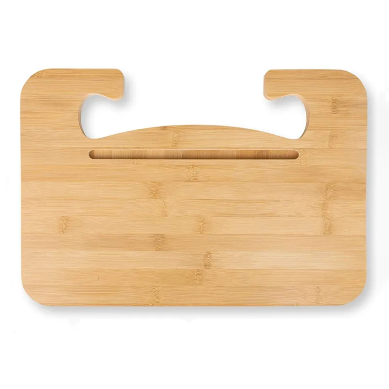Bamboo car steering wheel table computer table tray