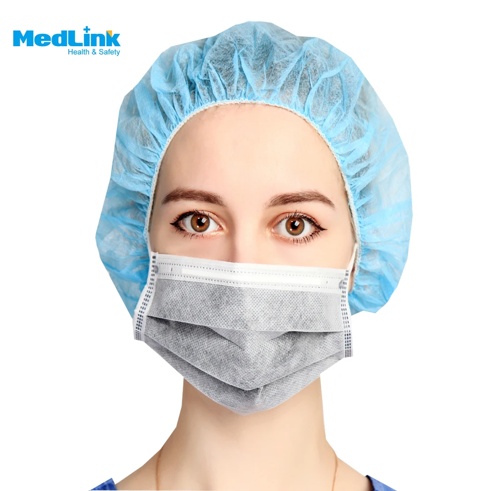 Safety MASK 100 PACK high-quality non-woven fabric outer layers face mask black, blue, pink Disposable Face Masks