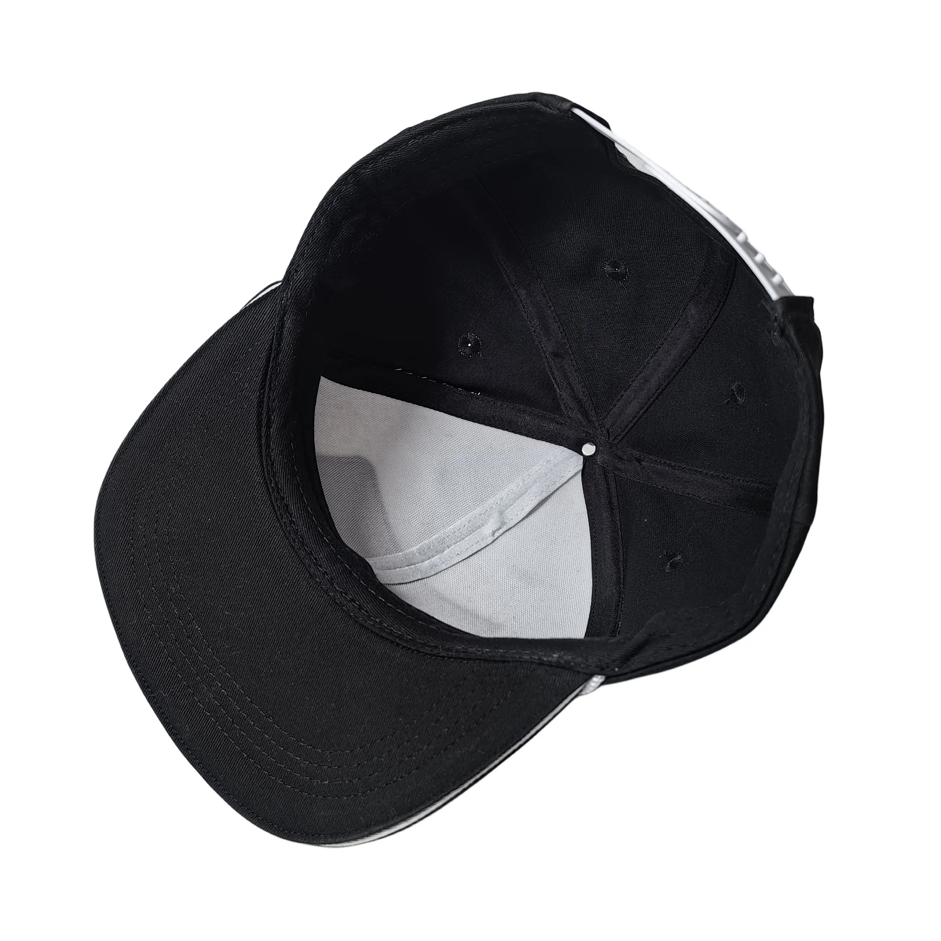 Fashion Design Customized Promotional Sublimation Printing Patch Flat Bill Strip on Visor Baseball cap