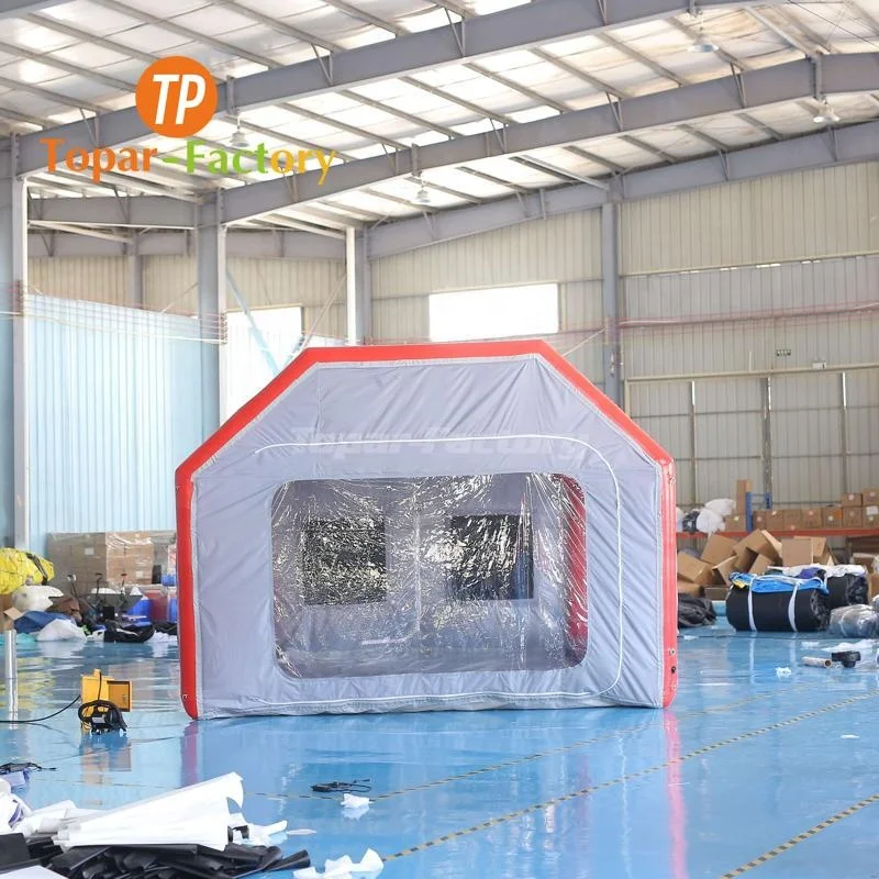 Durable Automatic Drying Powder Coating Inflatable Spray Bake Car Furniture Paint Booth For Cars