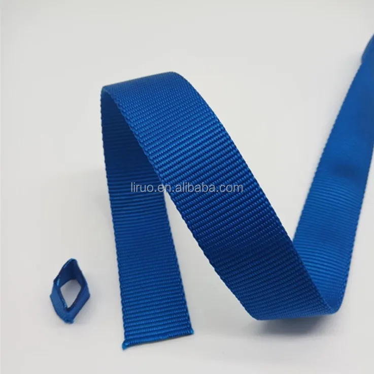 Plain 25mm soft tubular nylon webbing for bag handles