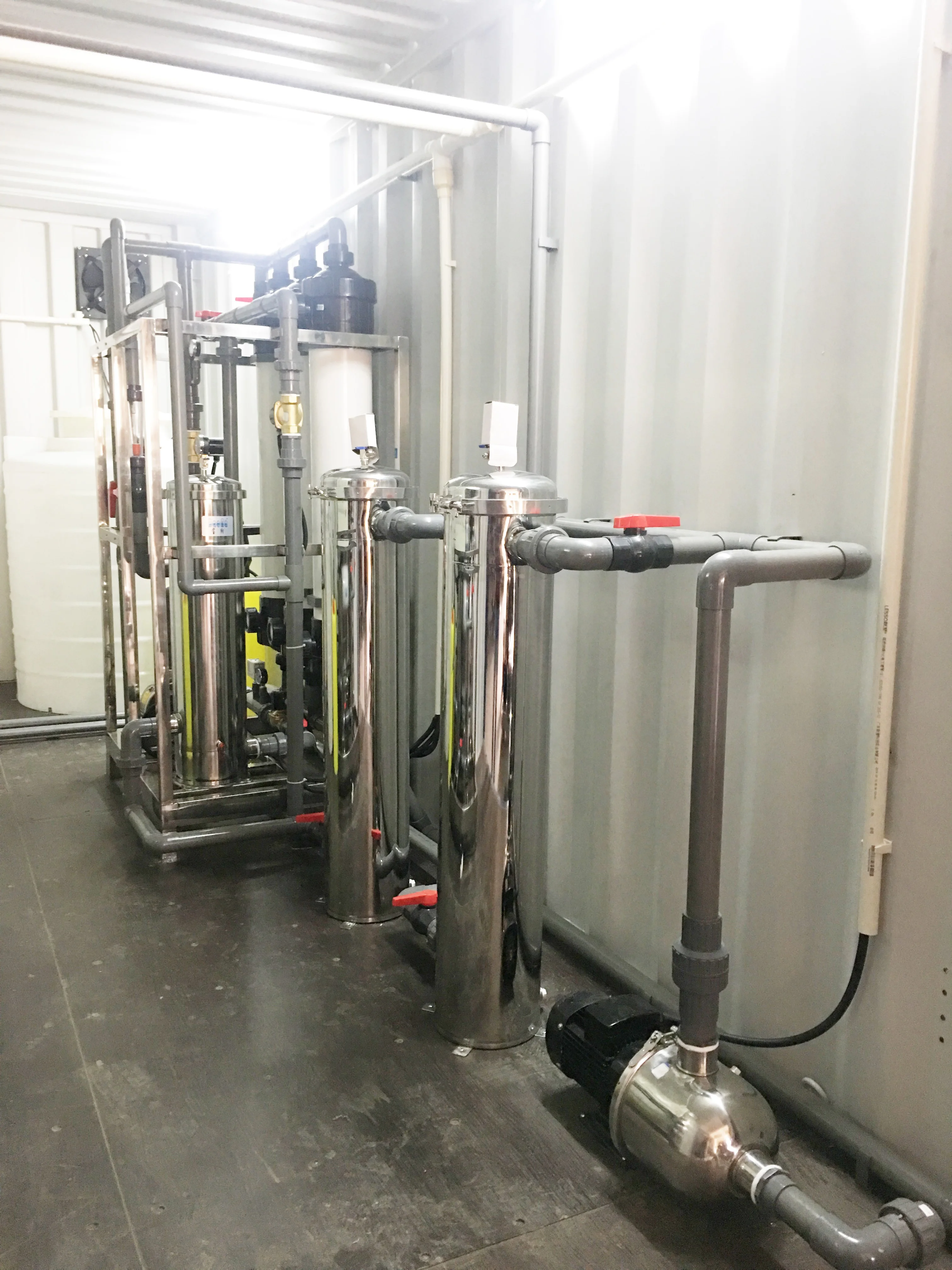 20~300T/D containerized UF RO water treatment purification