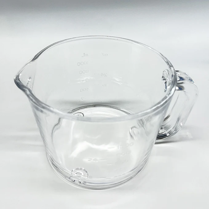 Glass Measuring Cup with handle 32 Oz durable blender juicer spare parts Replacement glass jug Glass Juice collection Jug