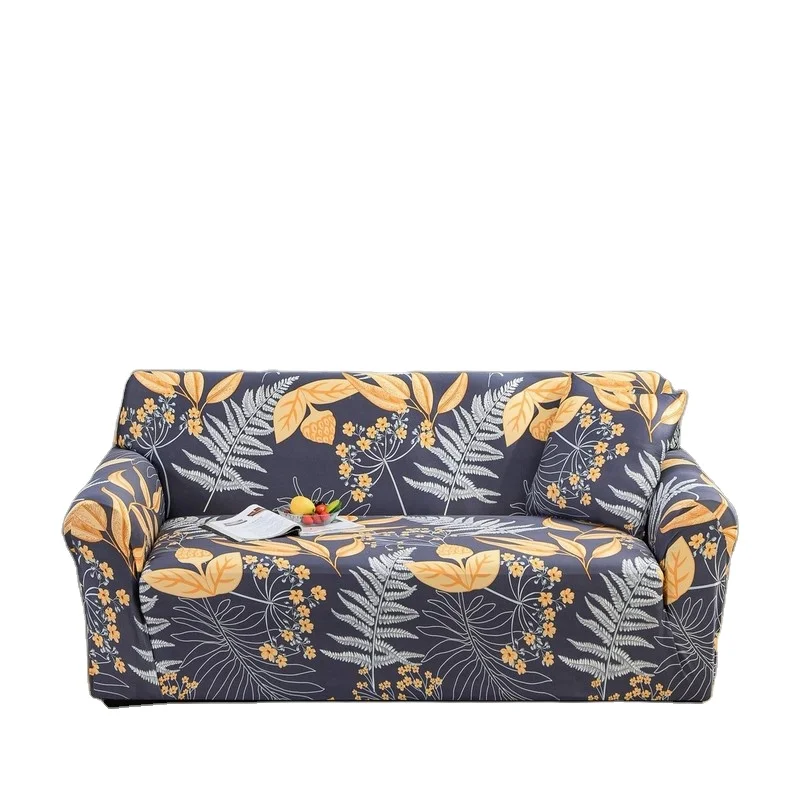 New design stretch printed sofa covers elastic