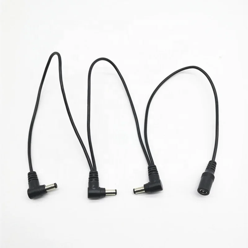 9V 12V 1A Power 1 to 4 way DC cable DC 5.5 x 2.5mm Guitar cable Daisy chain cable power adapter