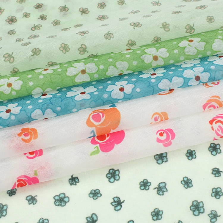 Водонепроницаемая Нетканая ткань для лица из 100% полиэстера с принтом spunbond pet