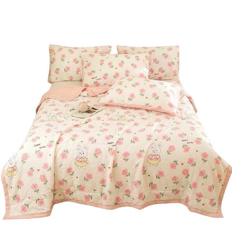 Моющиеся хлопковые Аэробные одеяла-двойное летнее тонкое одеяло весна-осень Si ngle Pe охлаждающее