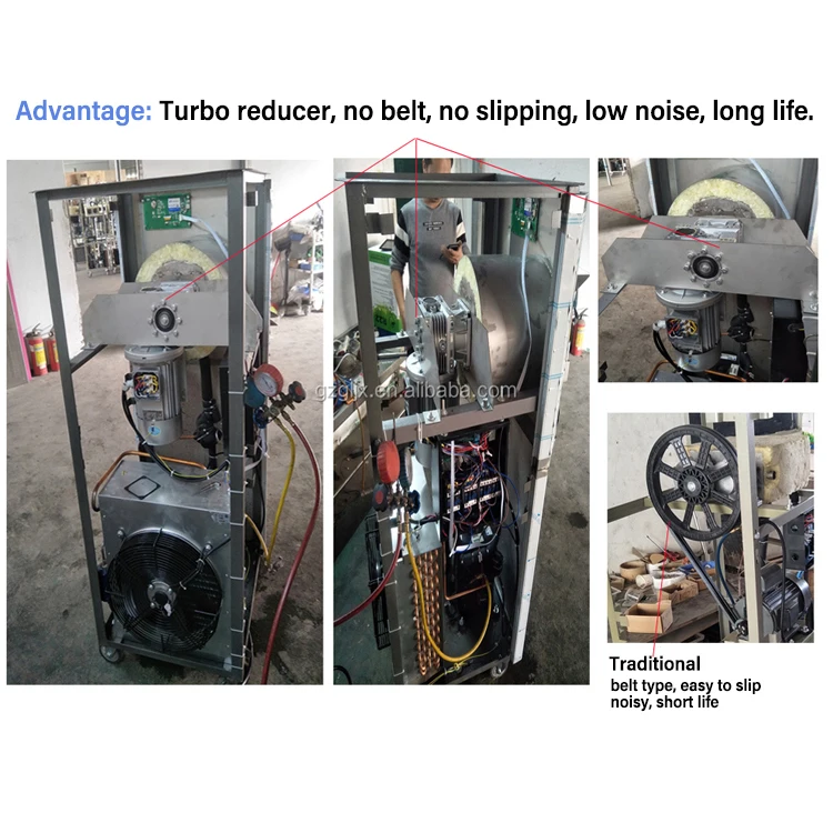 China Factory Direct Gelato Machine Hard Ice Cream Machine Professional