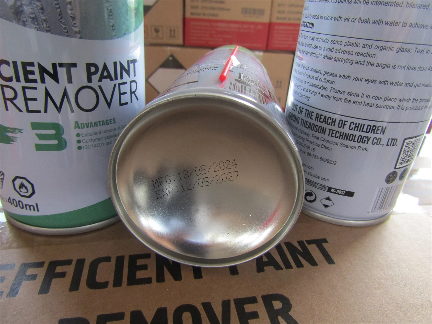 THEAOSON 400ml Industrial Non-Toxic Strength Paint & Varnish Ready-Strip Graffiti Remover for Layers of Latex Paints