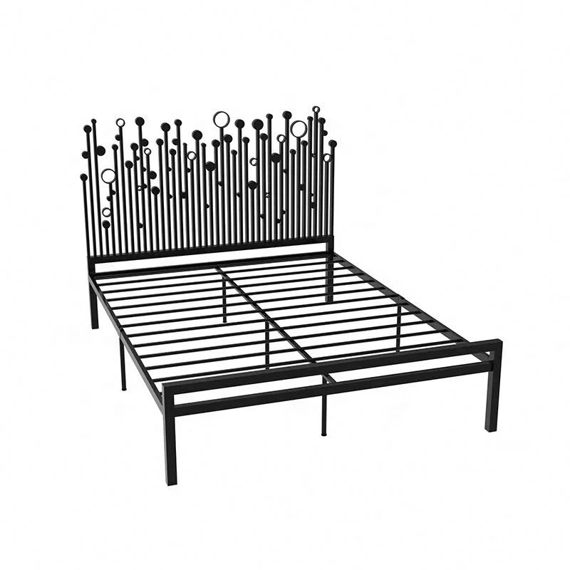 
Made In China Antique Traditional Style Old Time Metal Fram Iron Bed For Home 